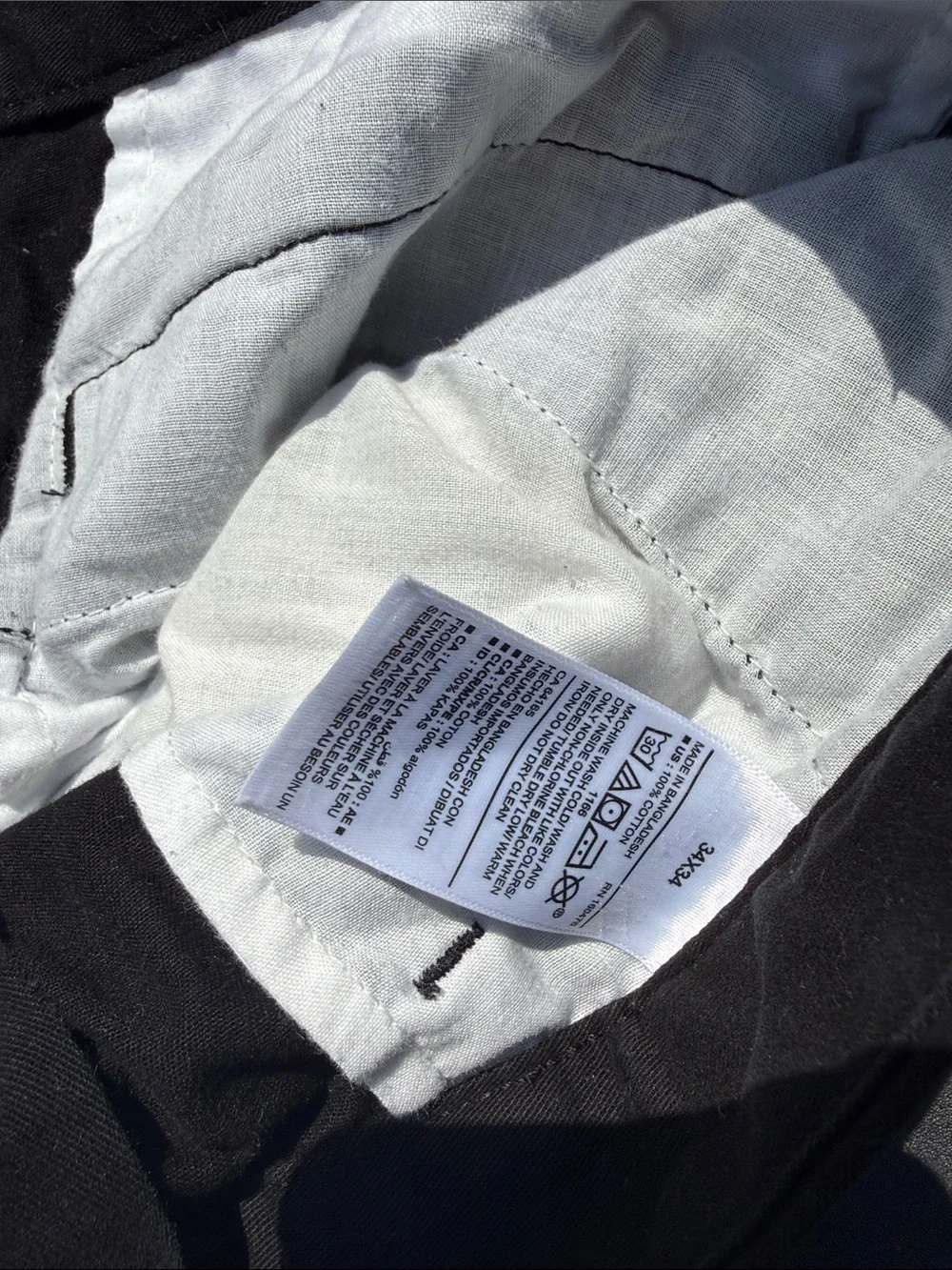 Old Navy Black Men's Chinos - Straight Casual Fit